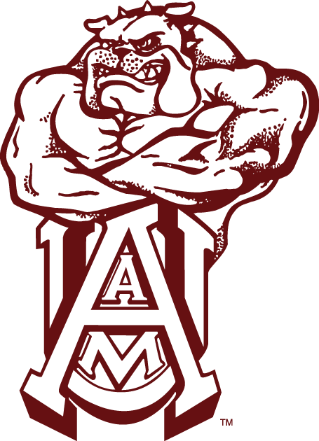 Alabama A&M Bulldogs 1980-Pres Alternate Logo v3 iron on transfers for fabric